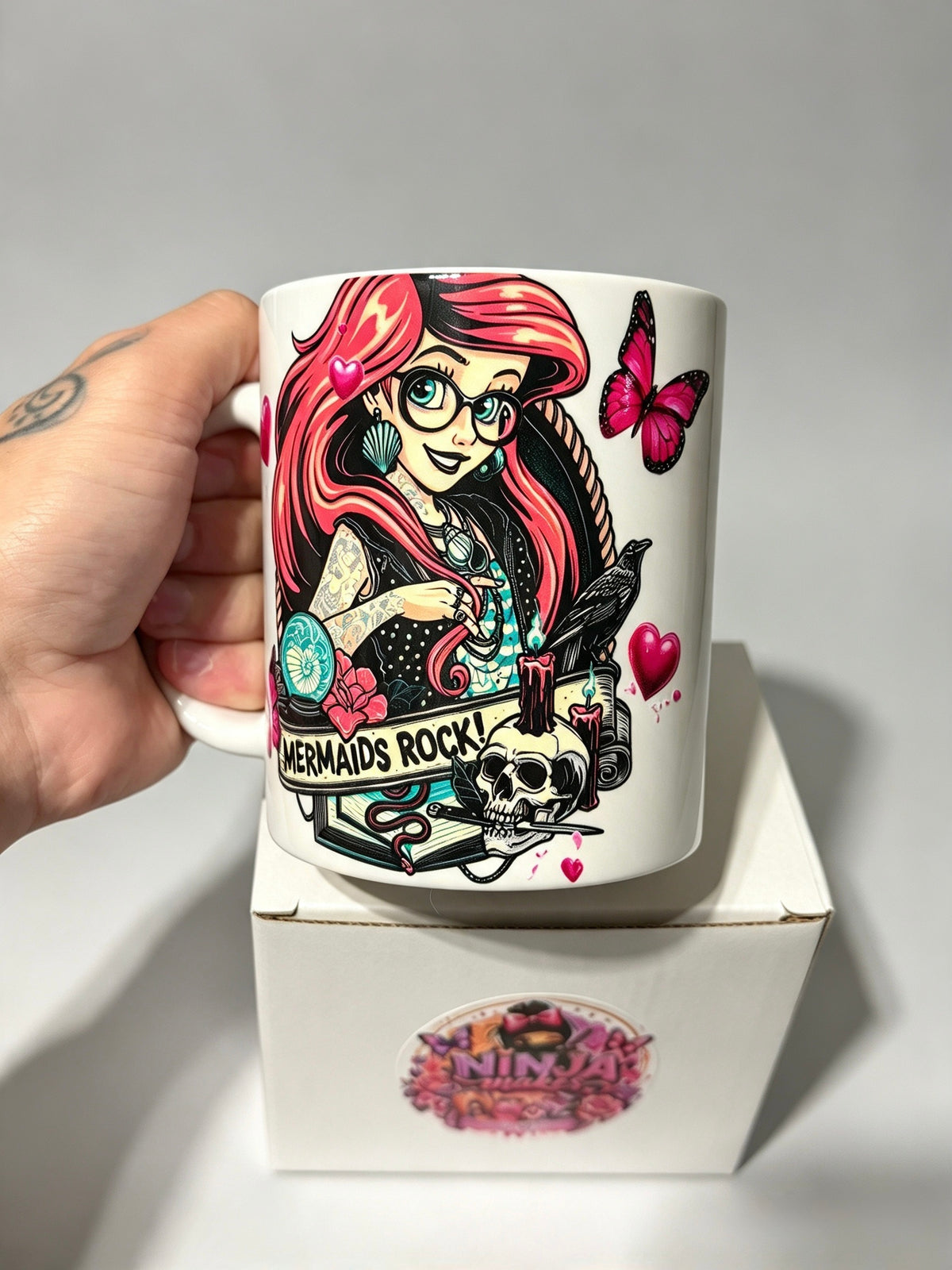 Mermaids rock 11oz ceramic mug