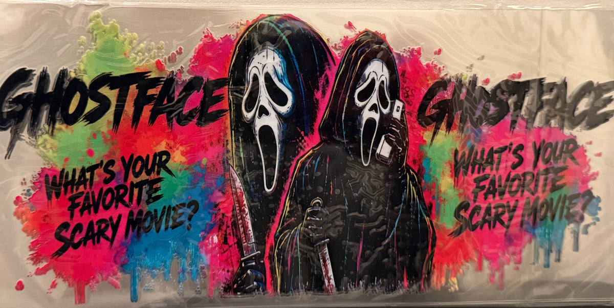 Neon ghostface