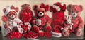 Red bear Christmas