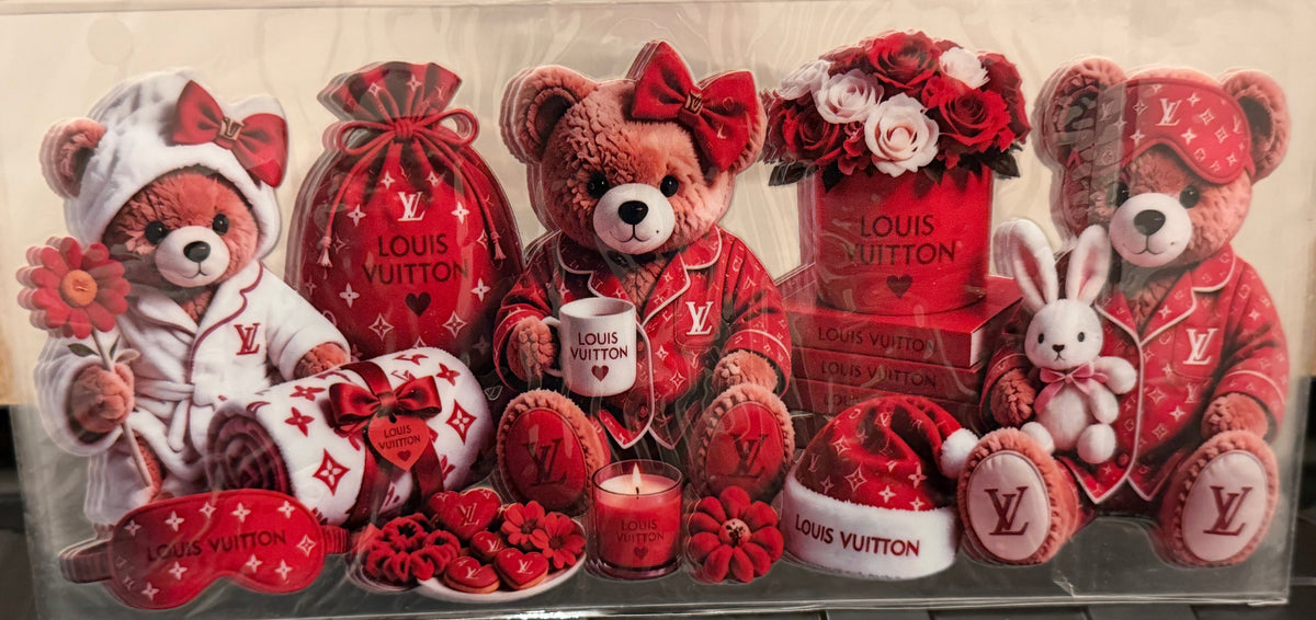 Red bear Christmas