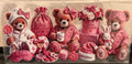 Pink bear Christmas