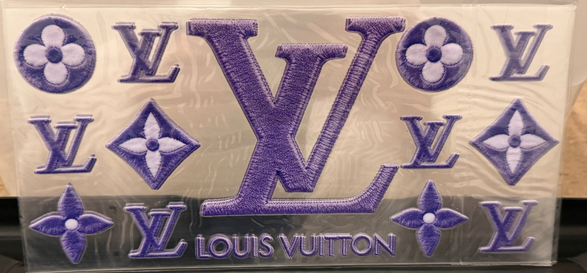 Velvet effect purple lv