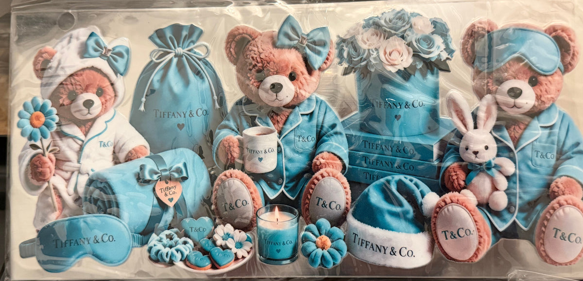 Blue bear Christmas